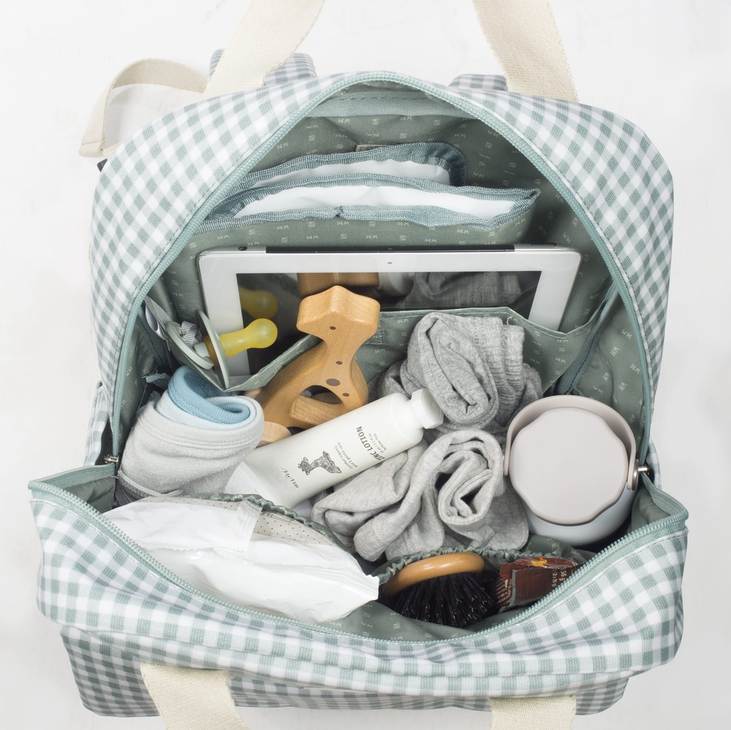  MOCHILA I LOVE VICHY VERDE