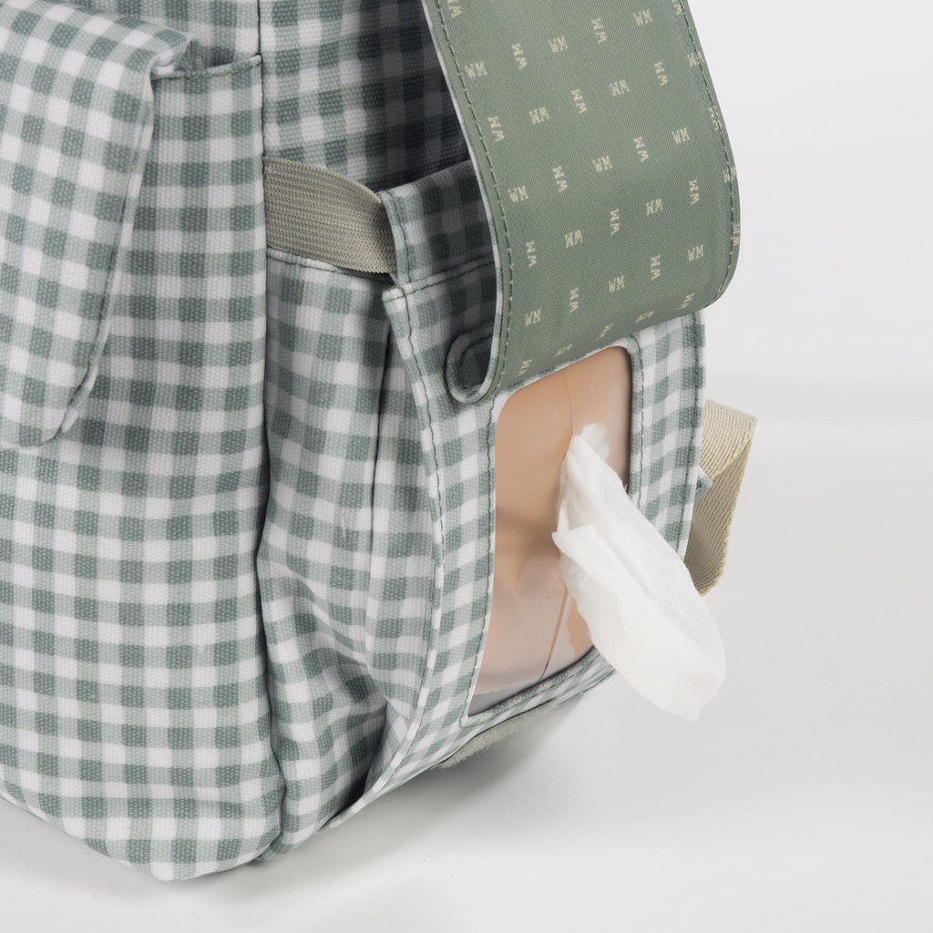  MOCHILA I LOVE VICHY VERDE