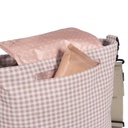 BOLSA CANASTILLA VICHY ROSA