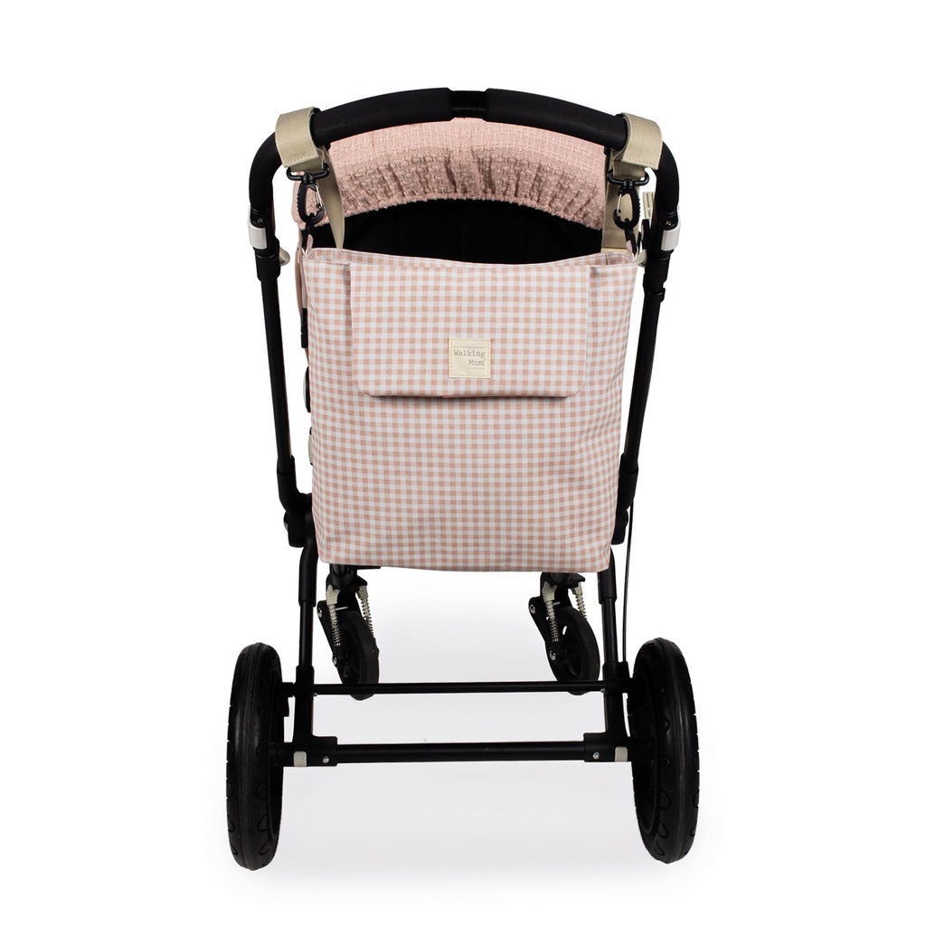 BOLSA CANASTILLA VICHY ROSA