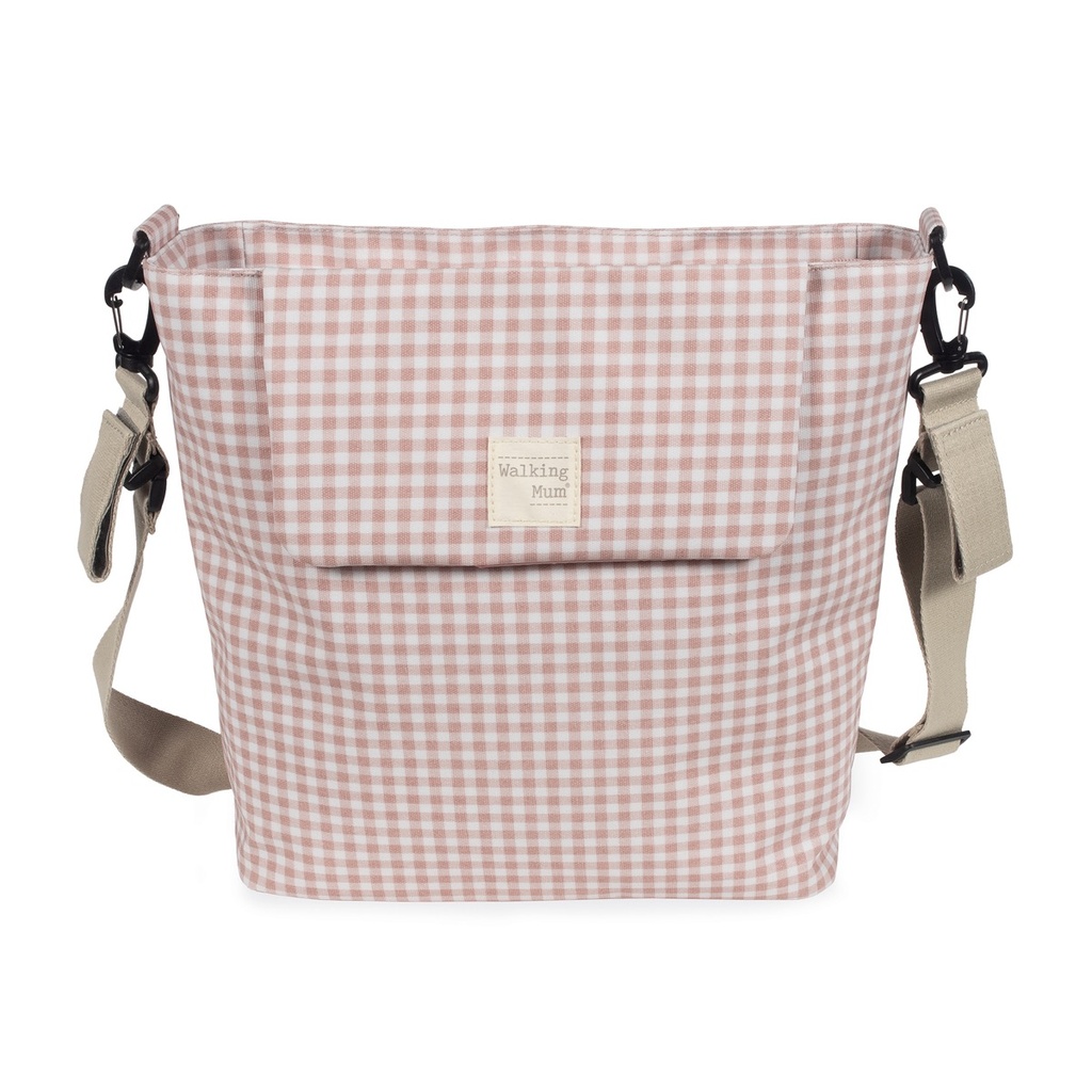 BOLSA CANASTILLA VICHY ROSA
