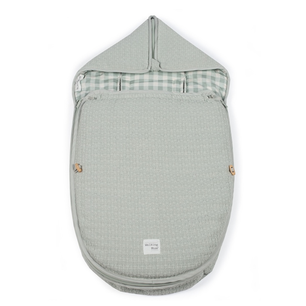 SACO CUCO I LOVE VICHY VERDE