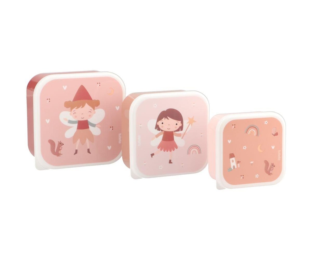 3 Cajas Almuerzo WILD FAIRIES
