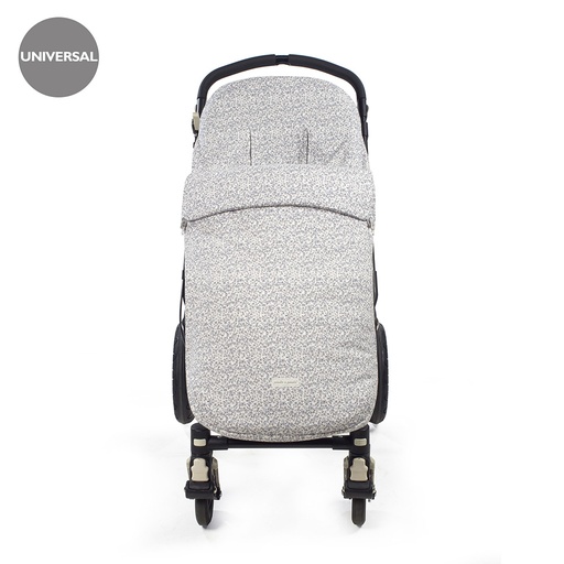 SACO ENTRETIEMPO FLOWER MELLOW GRIS